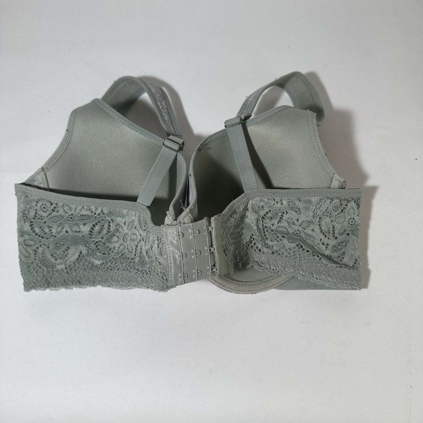 Lucky Brand Gray and Pink Underwire Bra with Molded Cups