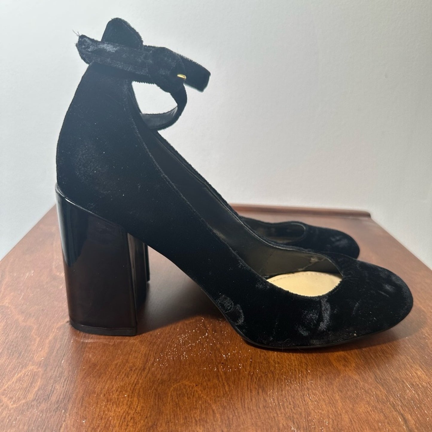 Marc Fisher Elegant Black Velvet Women's Heels
