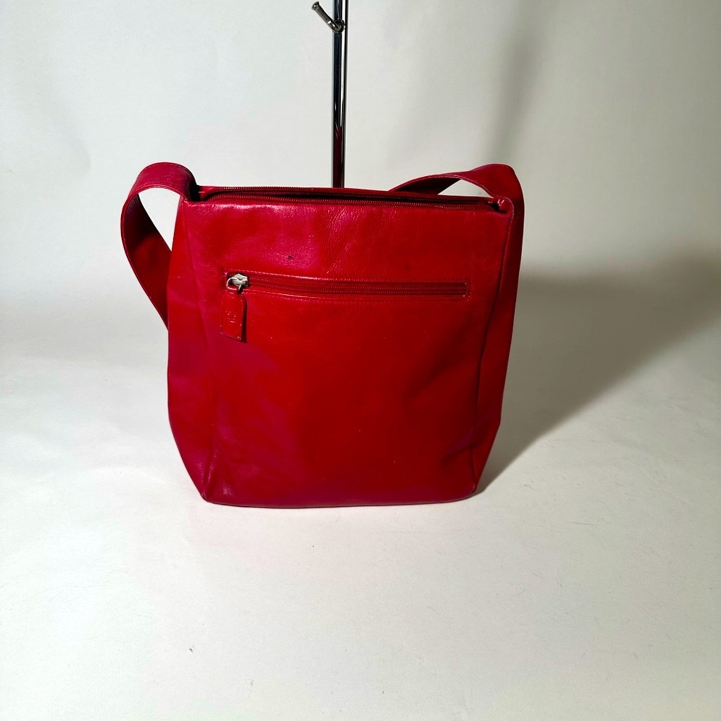 The Sak Rich Red Canvas Shoulder Bag