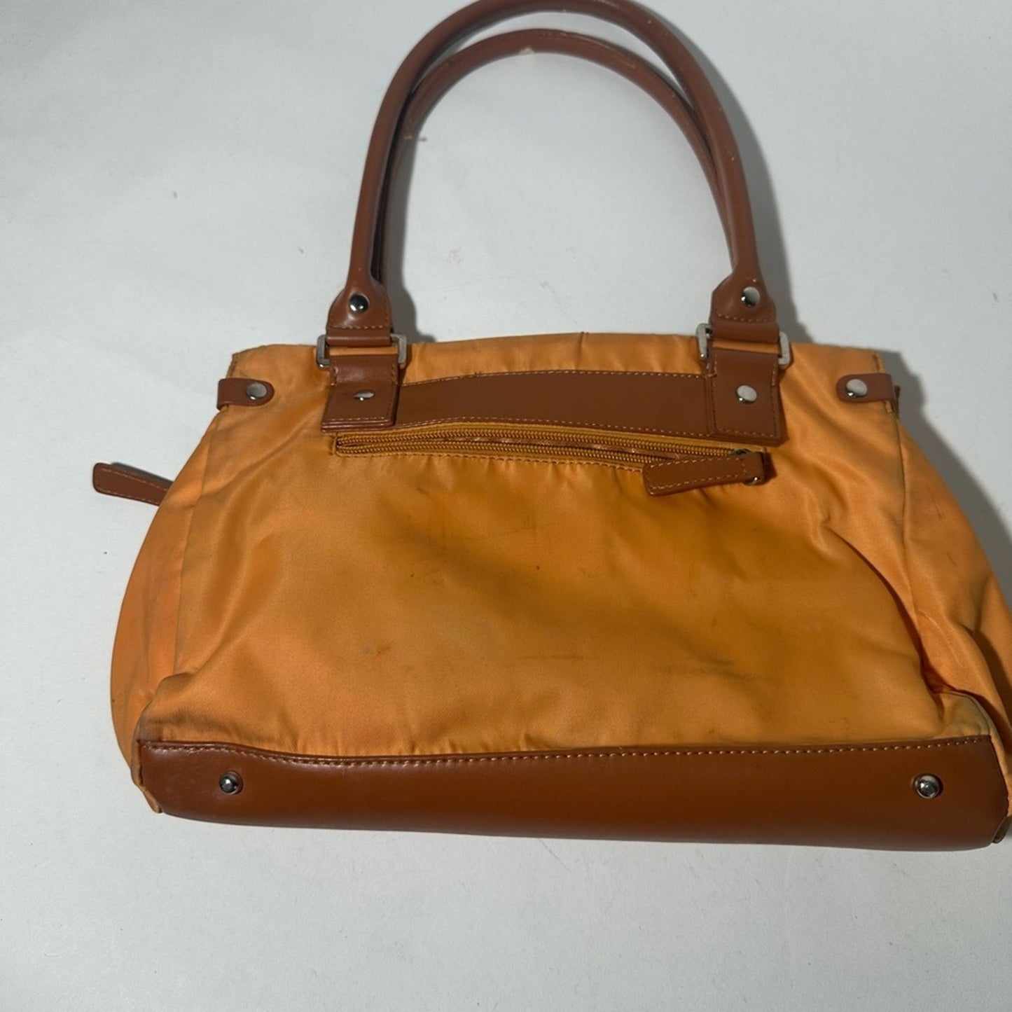 Kate Spade Brown and Tan Shoulder Bag with Leather Accents