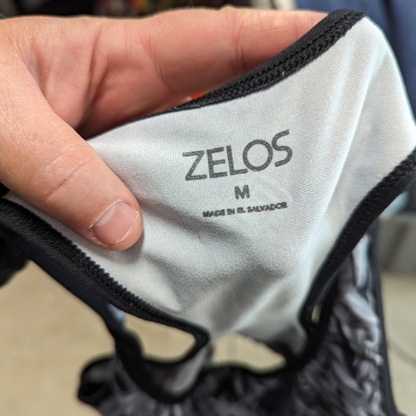 Zelos Palm Leaf Sports Top