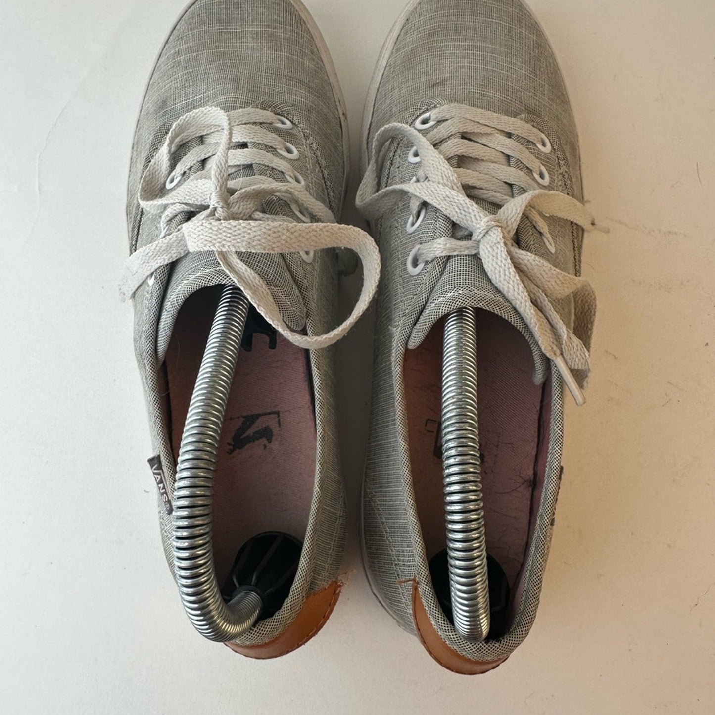 Vans Lo Top Canvas Lace Up Sneakers