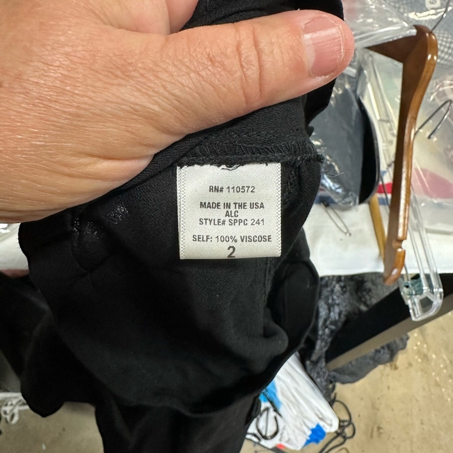 A.L.C. Black Athletic Shorts