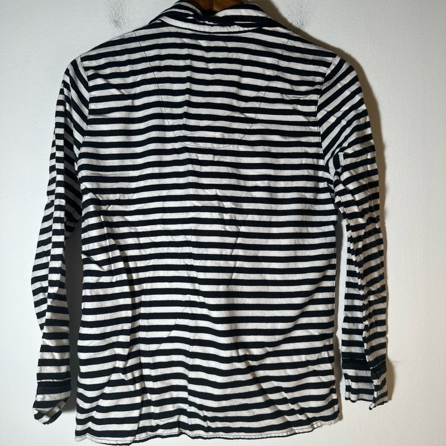 kate spade Black and White Striped Button Up Shirt