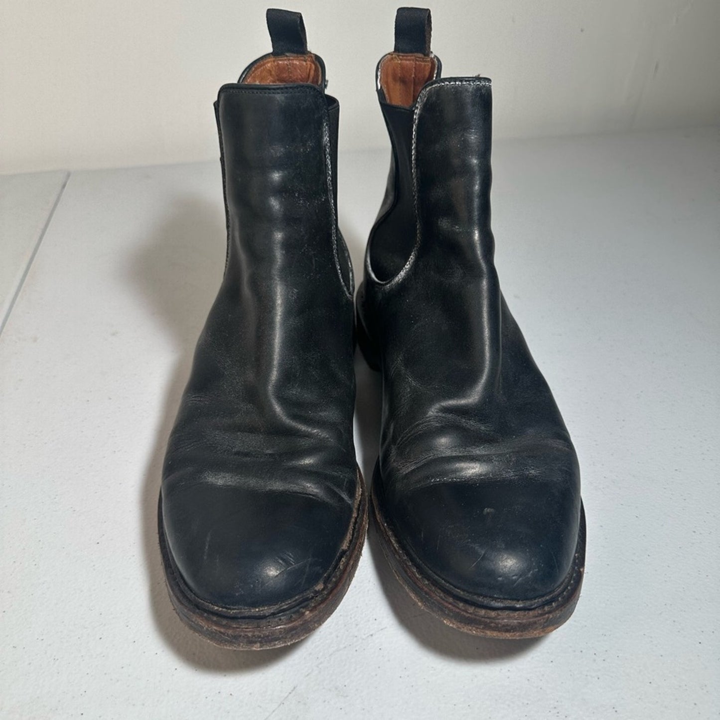Frye Black Leather Chelsea Boots