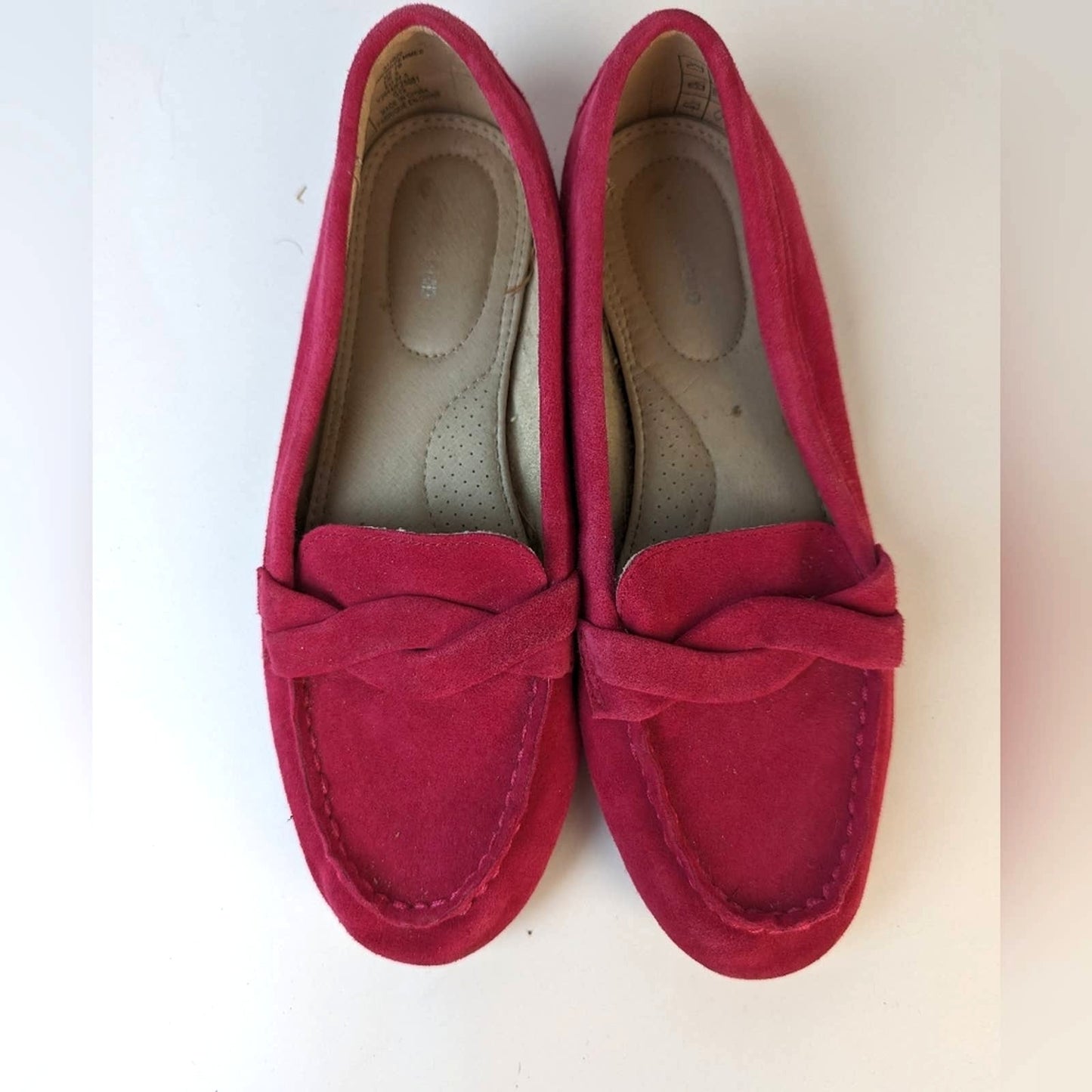 Lands' End Pink Suede Loafer / 7