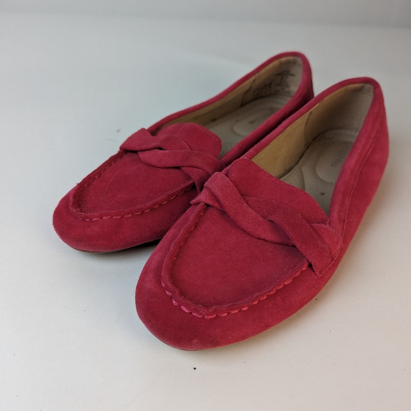 Lands' End Pink Suede Loafer / 7