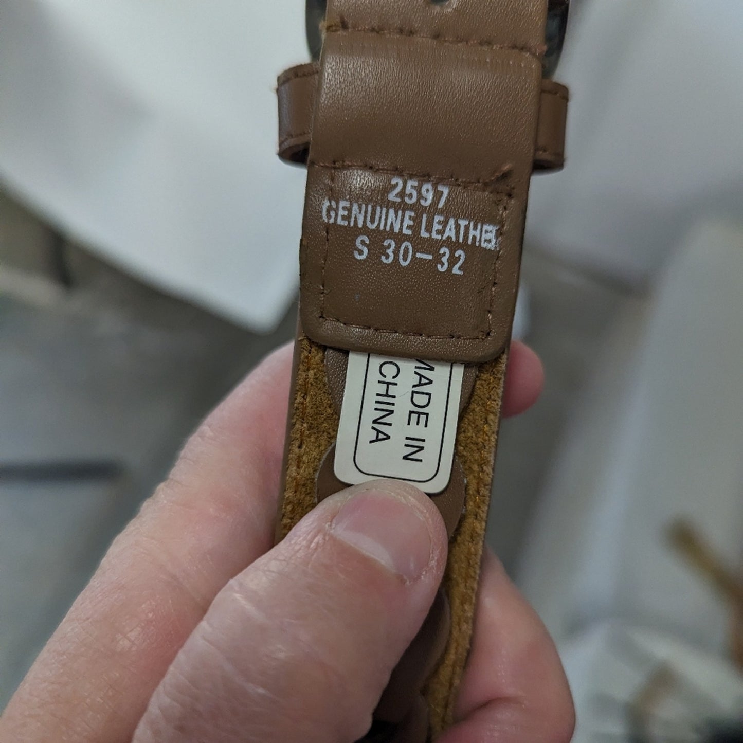 Women's Leather Belt / 30-32
