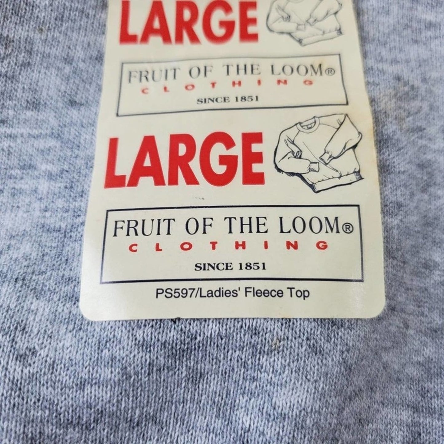 - NWT Vintage 90s Fruit Of The Loom Sweatshirt │L