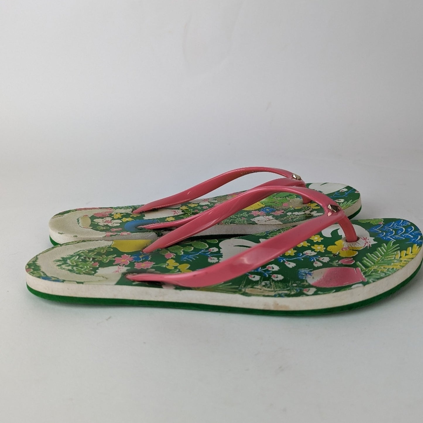 Kate Spade Kitty Flip Flops 7-8