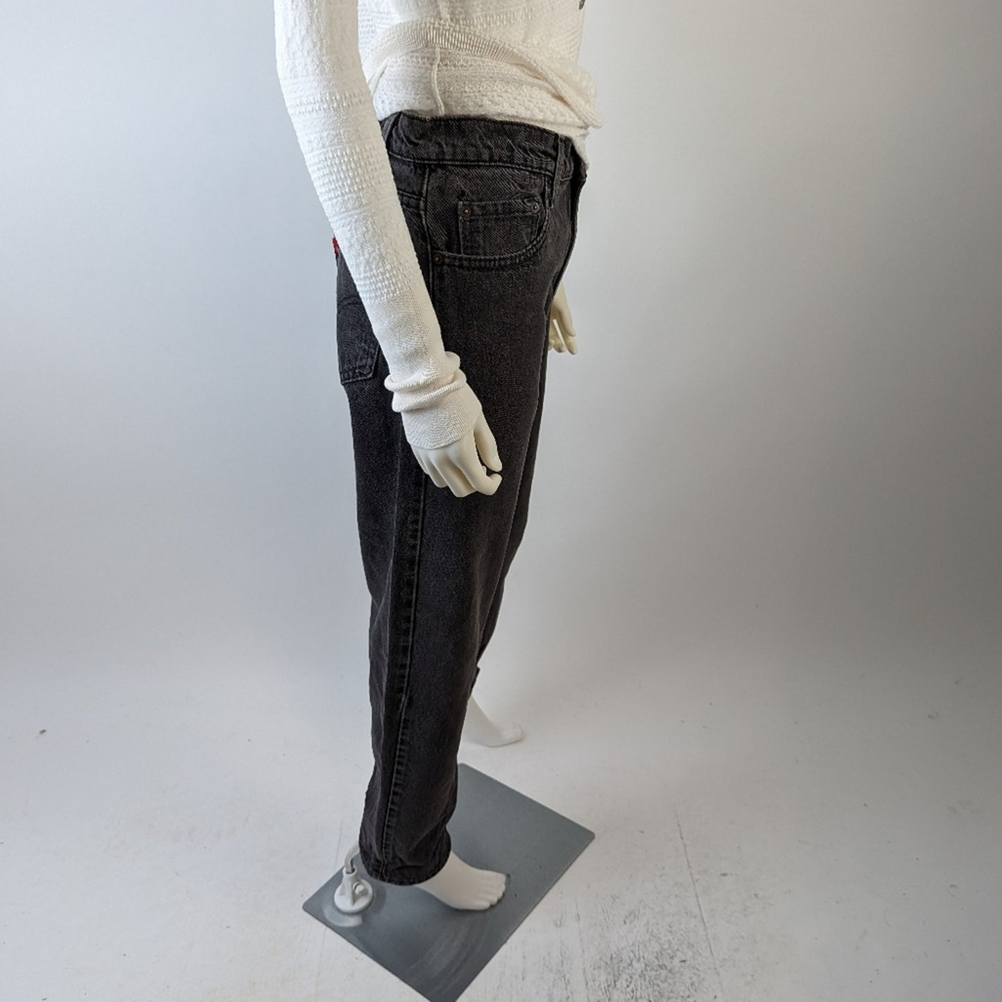 Vintage Y2K 505 Regular Fit Straight Leg Black Jeans - 36