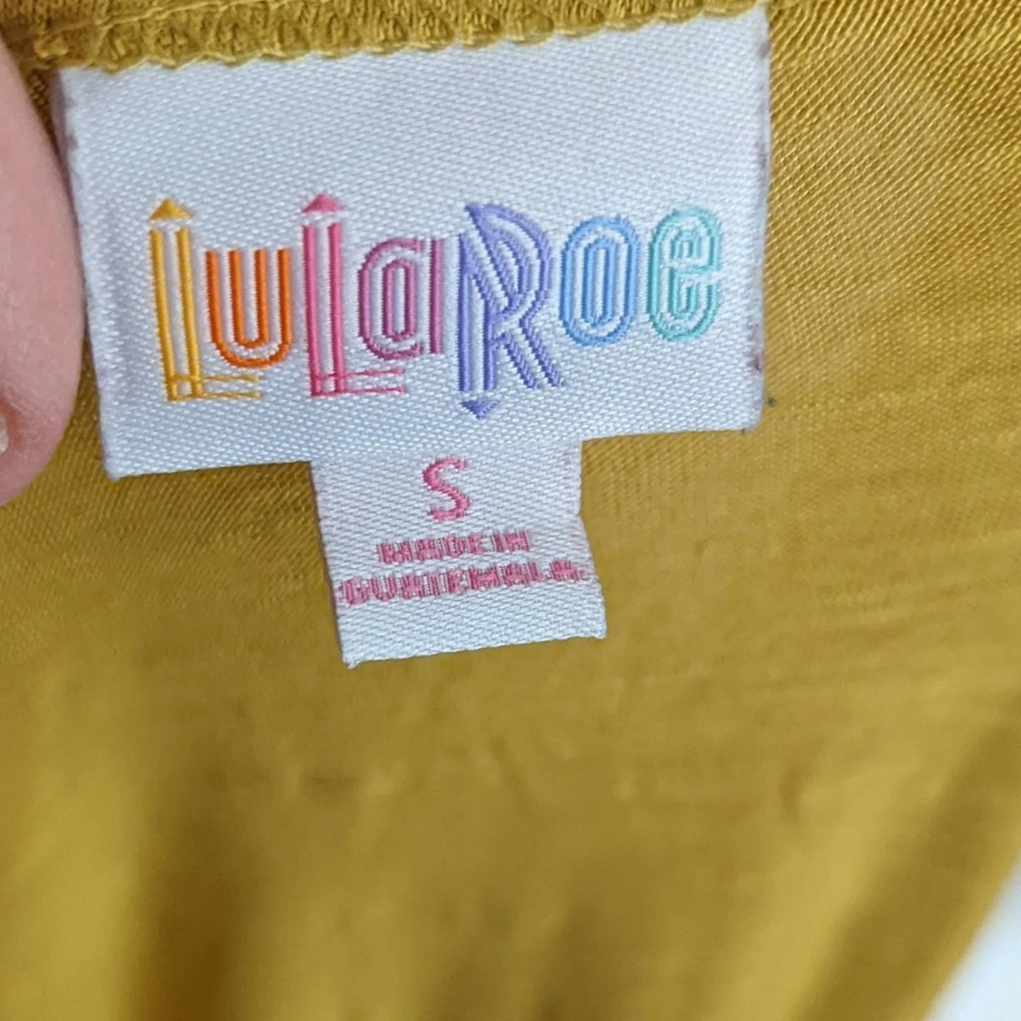 LuLaRoe Oversized Gold Tunic S