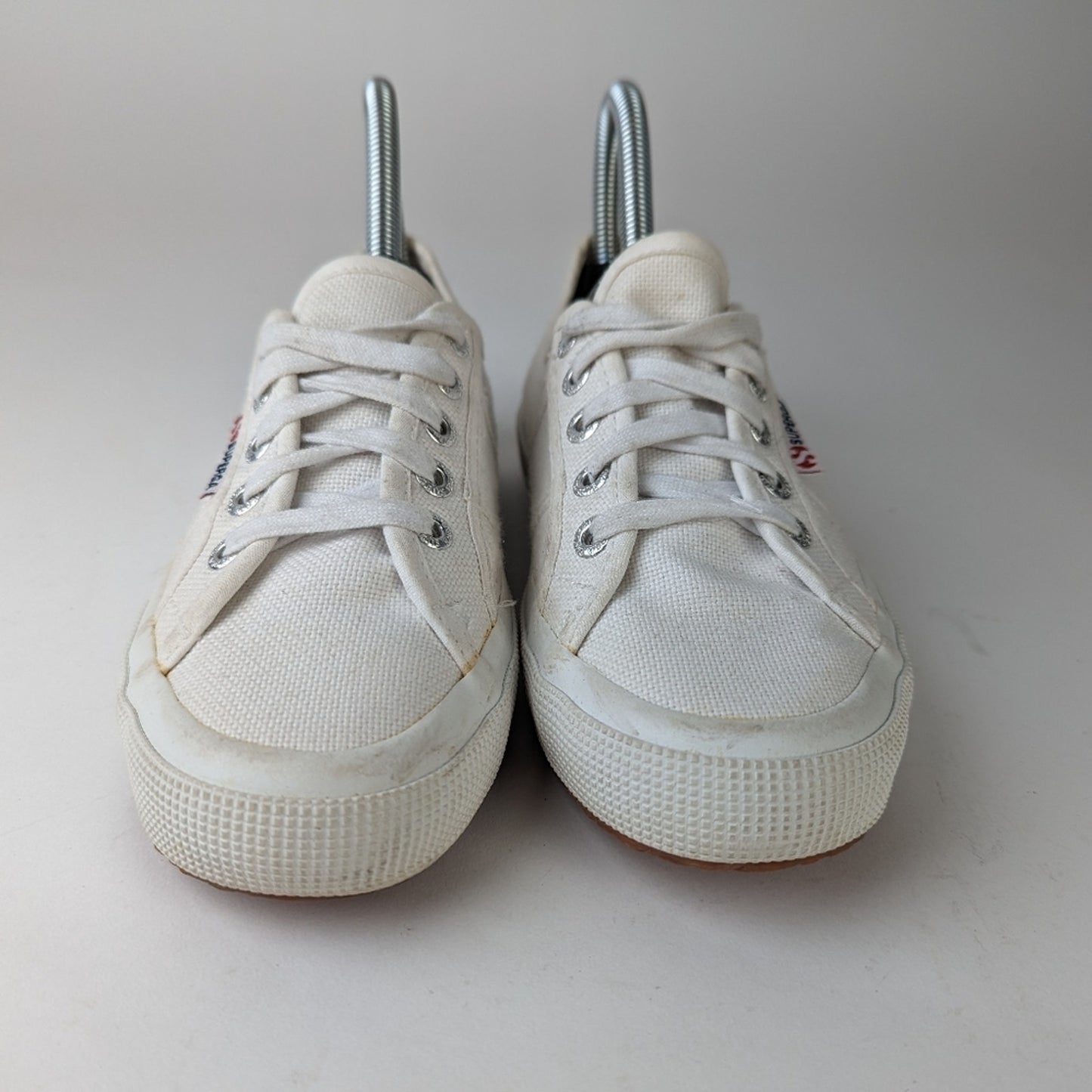 Superga Classic White Lace Up - 6