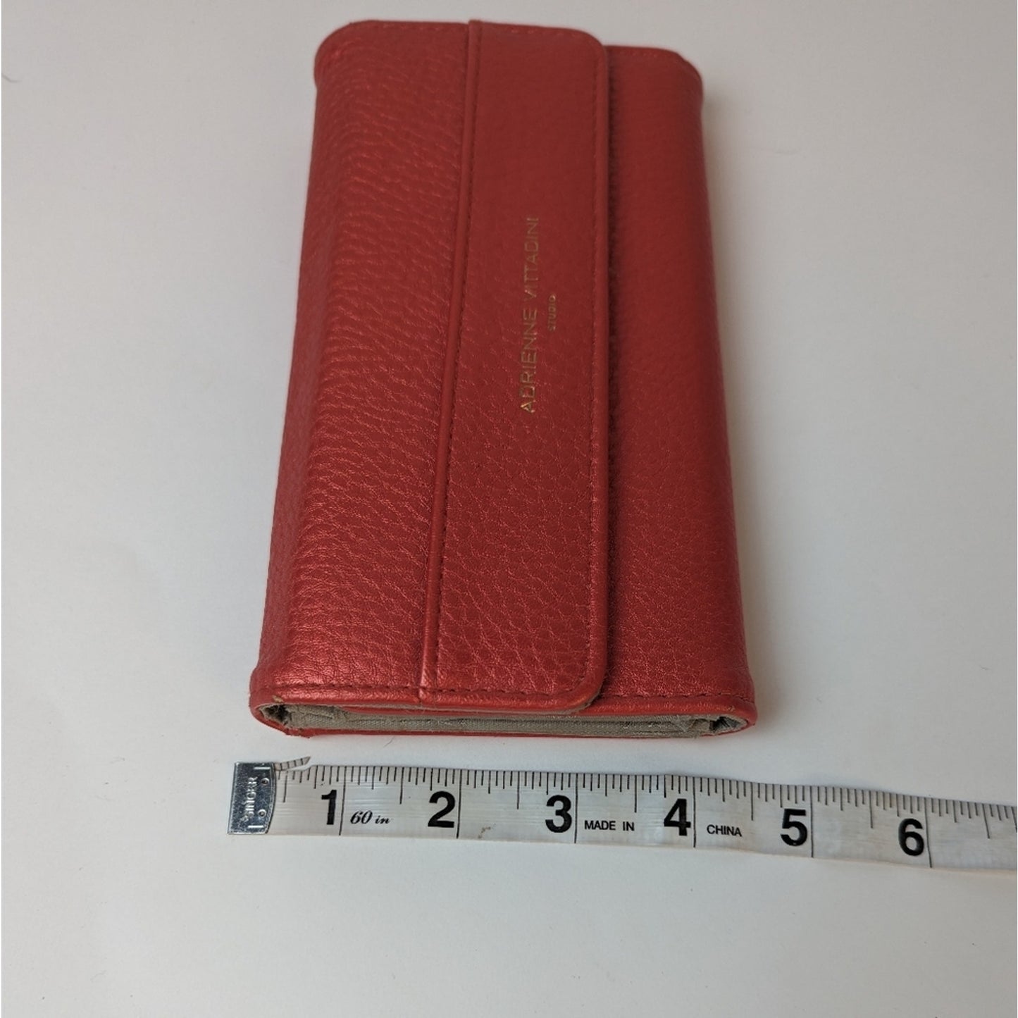 Adrienne Vittadini Pebbled Leather Wallet