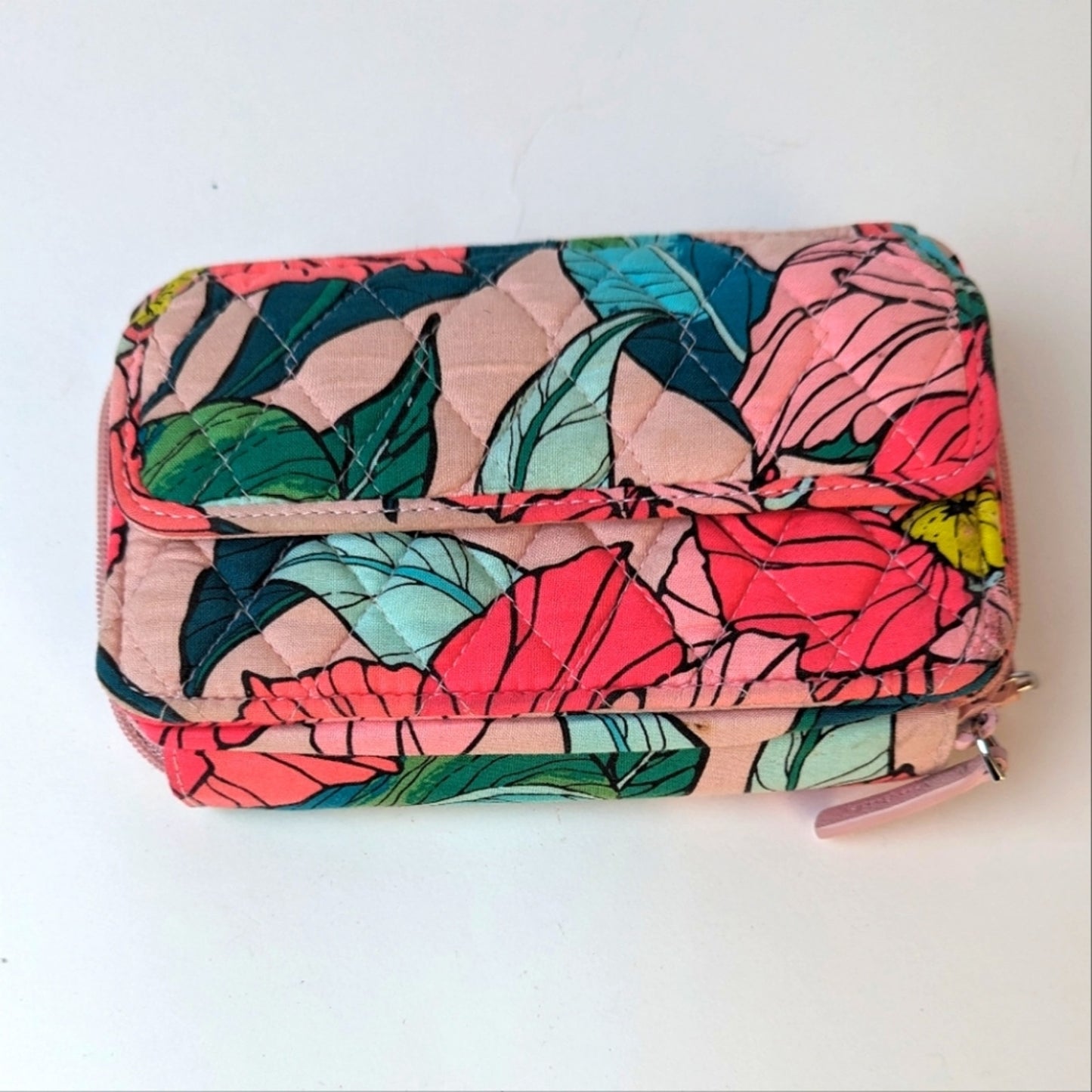 Floral Wallet Wristlet Bag