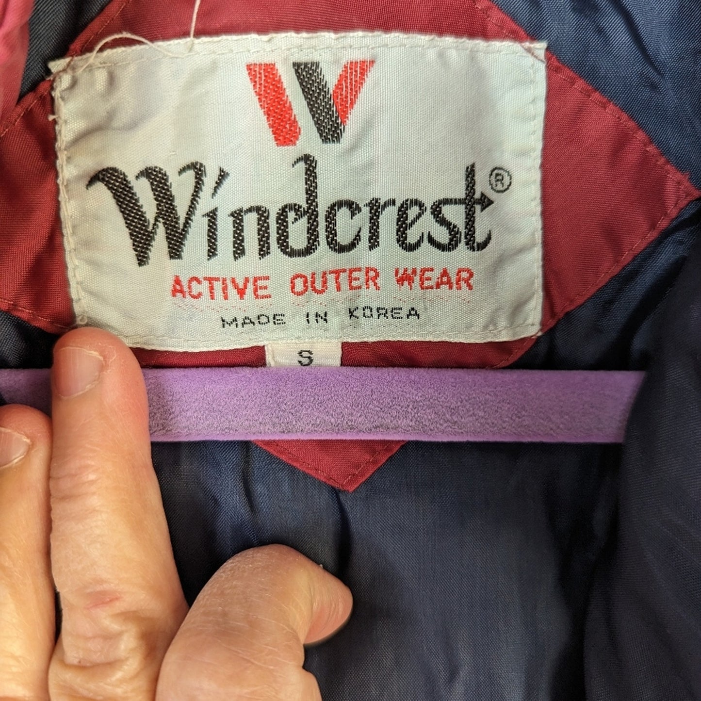 Vintage Windcrest Puffer Vest - Small