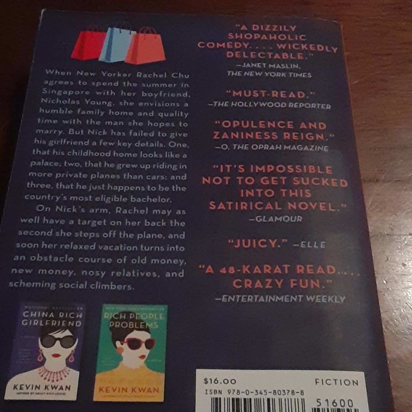 "Crazy Rich Asians" by Kevin Kwan