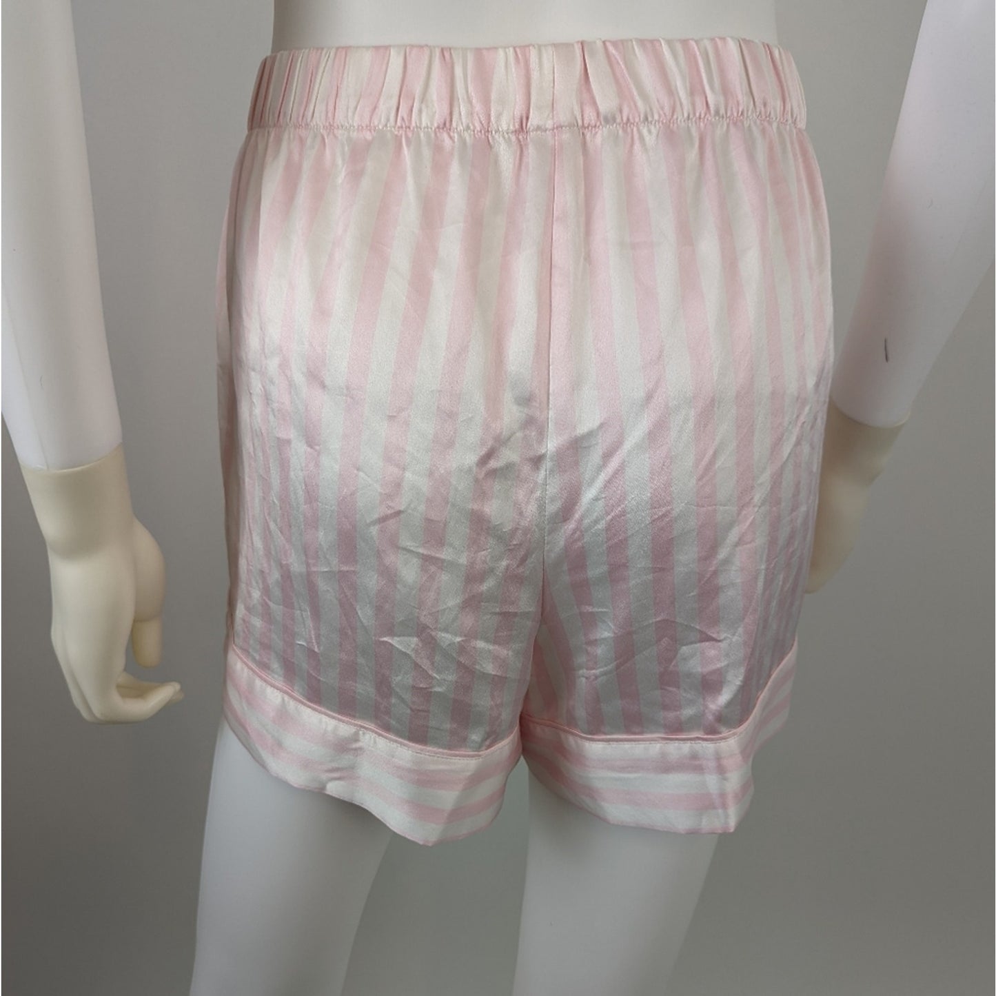 Victoria's Secret Sexy Silky Striped Sleep Shorts L