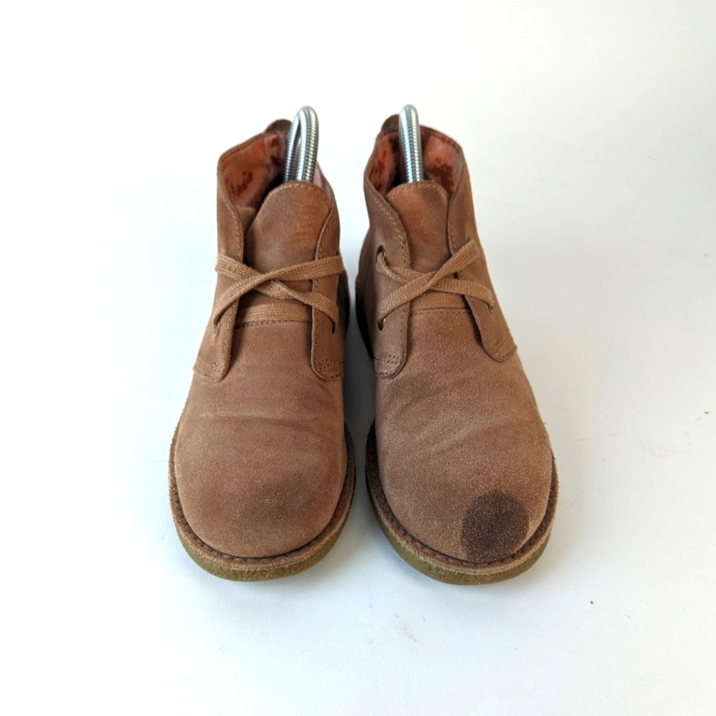 Lucky Brand Brown Suede Emillia Chukka Boots -7.5