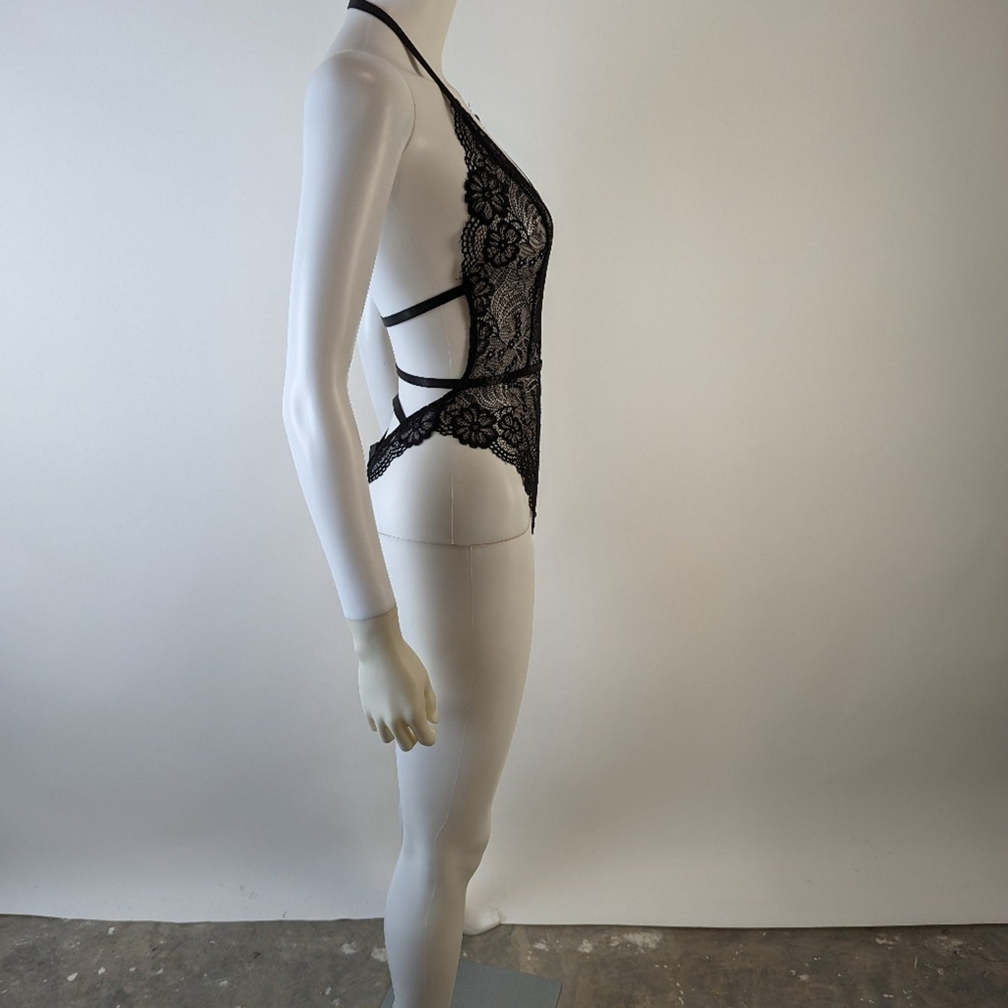 Lace Sheer Sexy Bodysuit - Medium