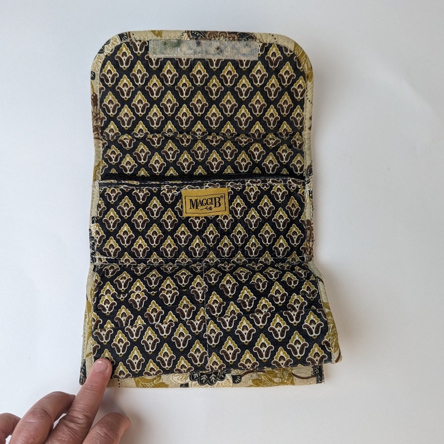 Maggie B Quilted Trifold Wallet