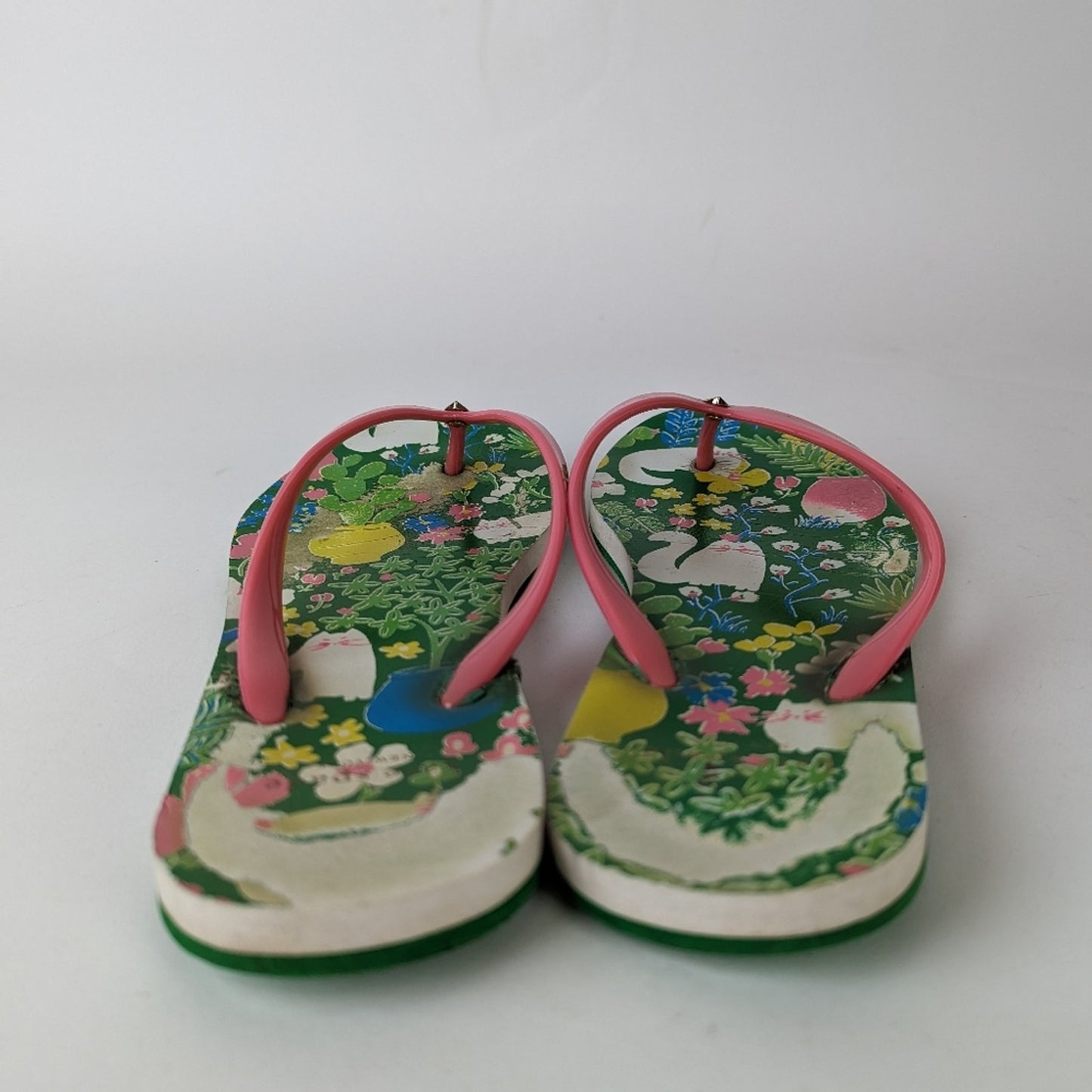 Kate Spade Kitty Flip Flops 7-8