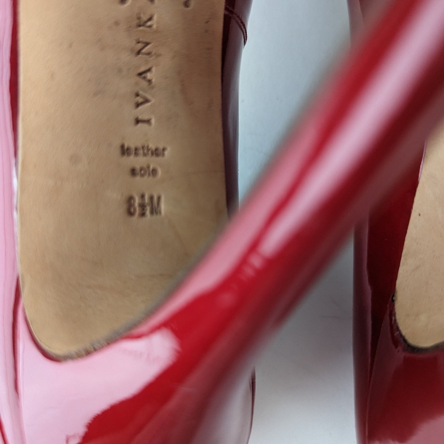Ivanka Trump Kimo Patent Leather Platform Pump 8.5