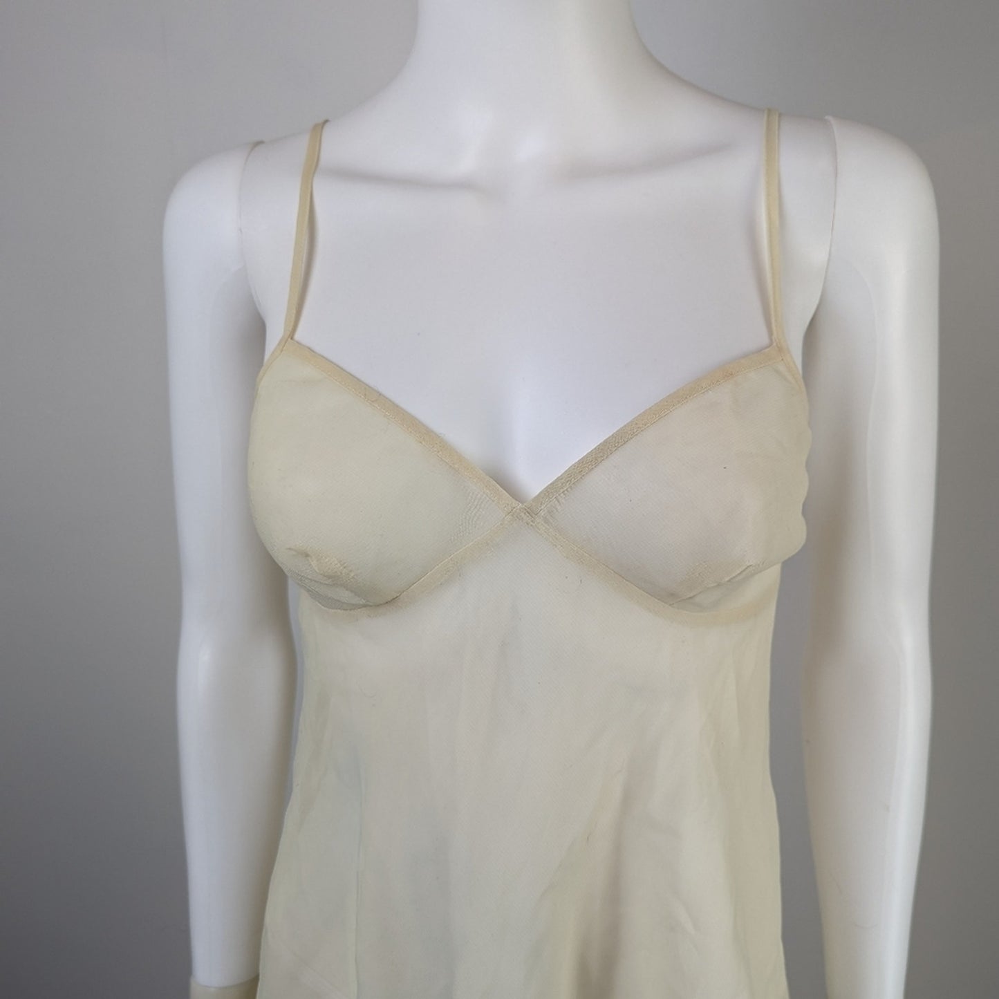 Victoria's Secret White Silky Babydoll - S