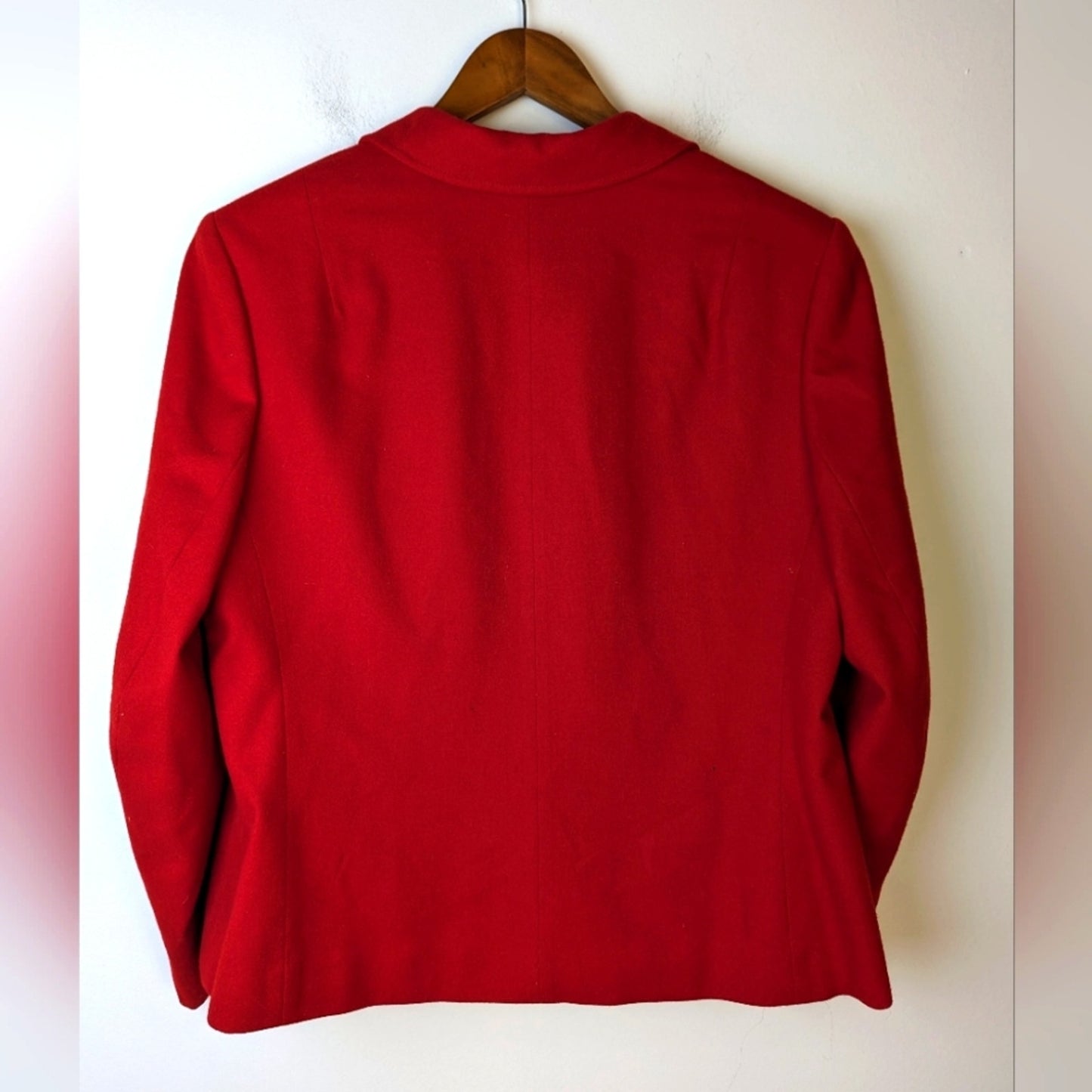 Vintage Pendleton Red Wool Blazer / 18R