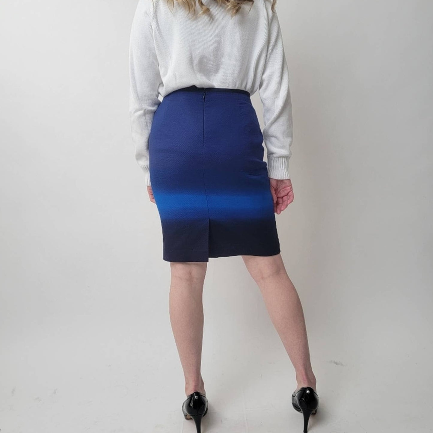 Ann Taylor LOFT Ombre Pencil Skirt - 4P
