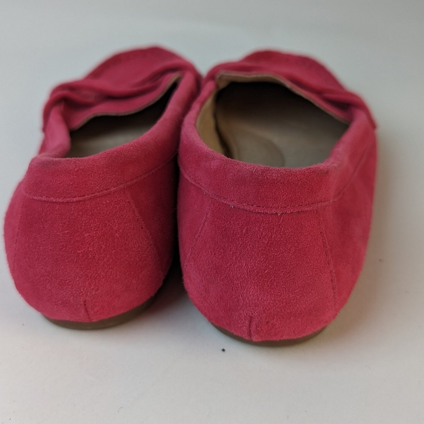 Lands' End Pink Suede Loafer / 7