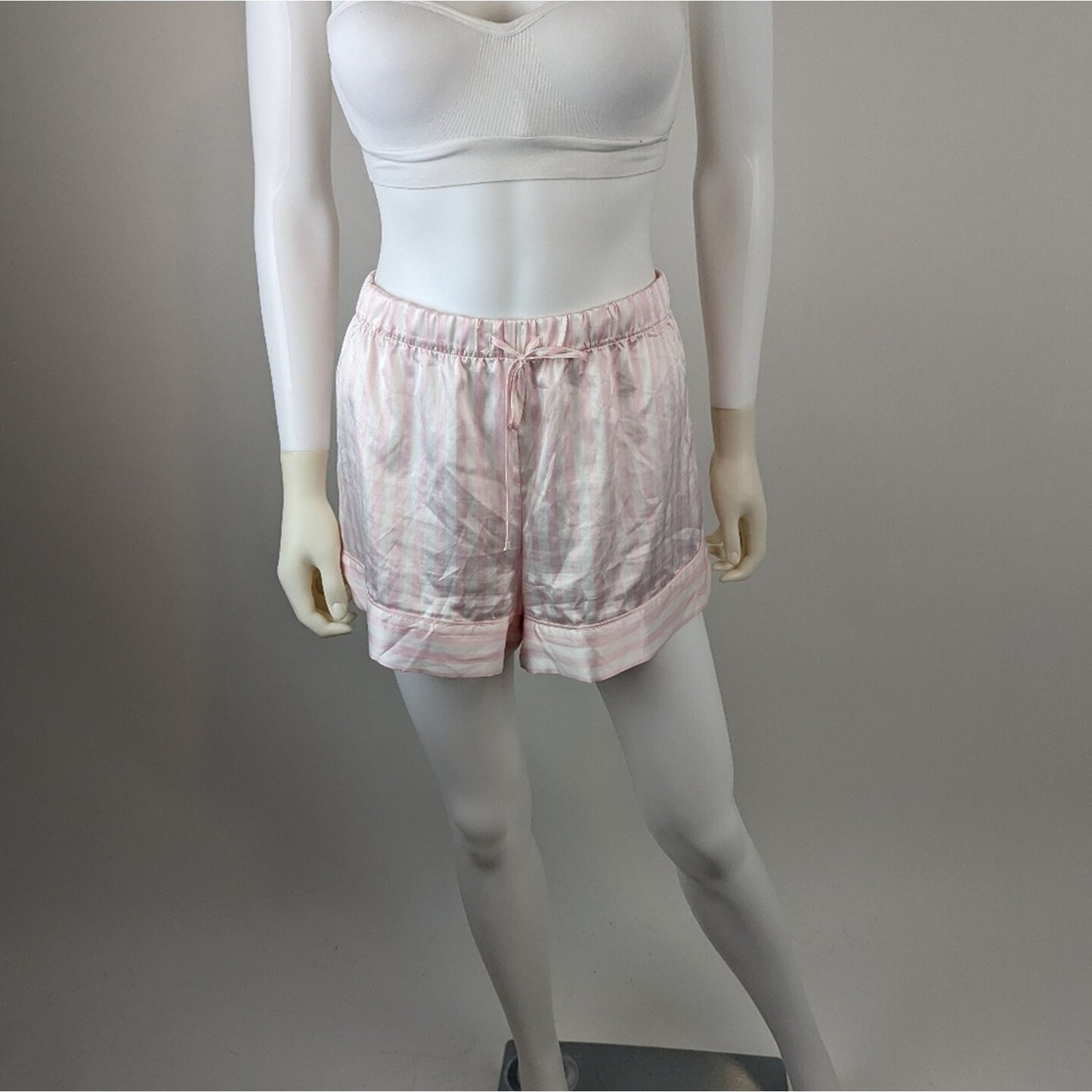 Victoria's Secret Sexy Silky Striped Sleep Shorts L