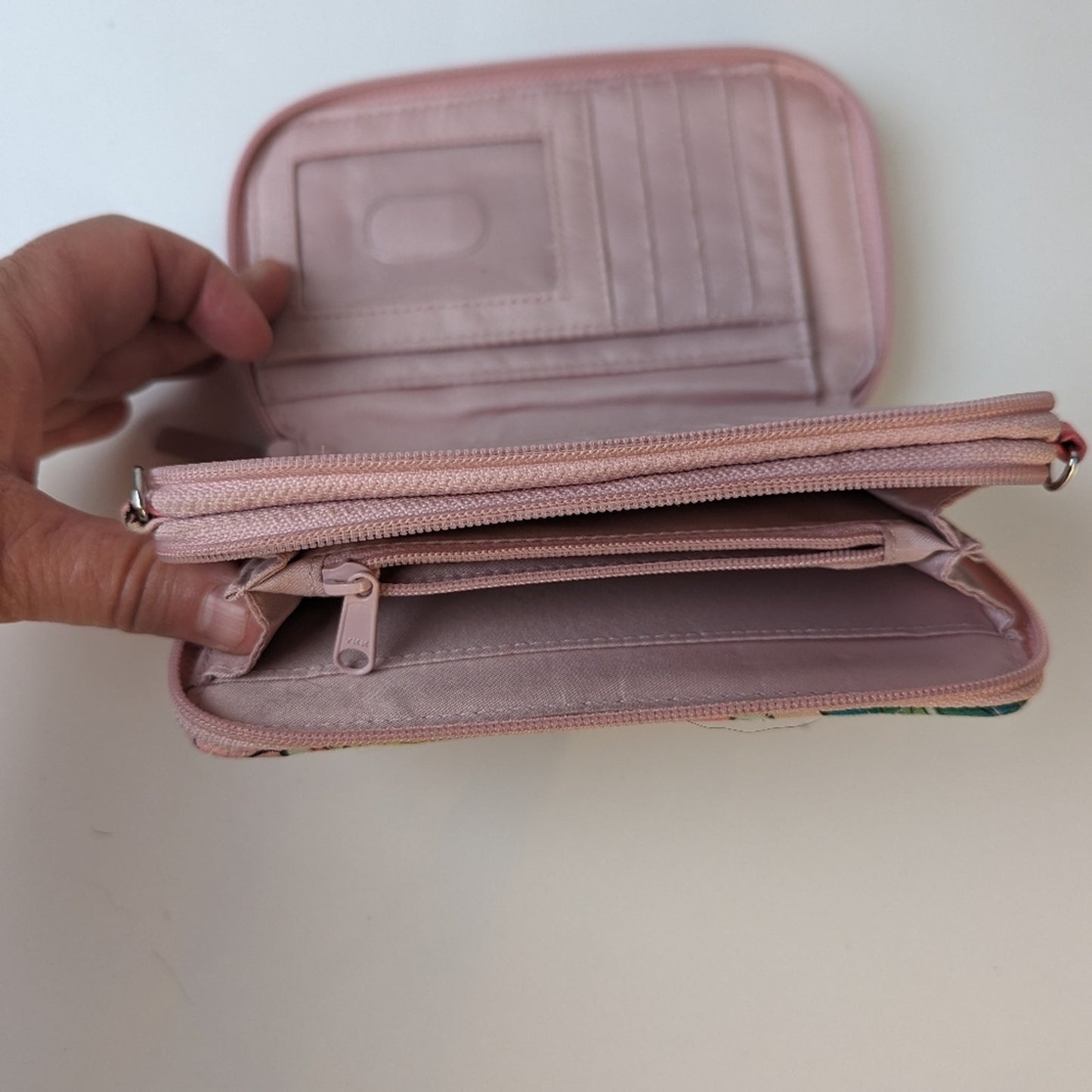 Floral Wallet Wristlet Bag