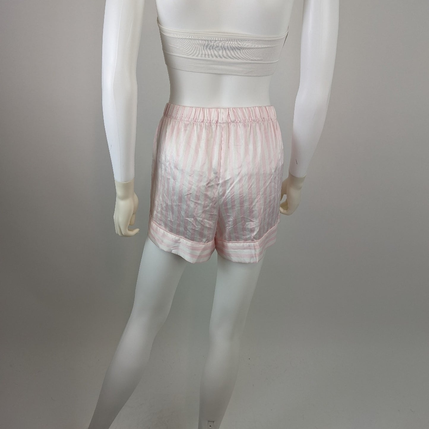 Victoria's Secret Sexy Silky Striped Sleep Shorts L