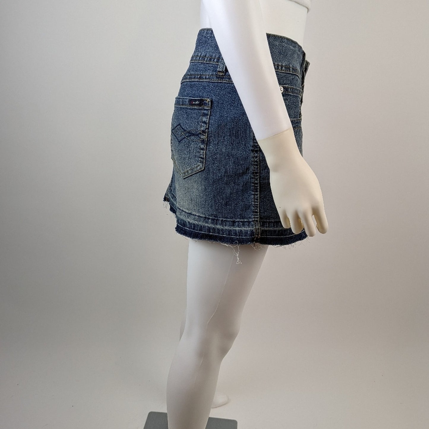 Angels Denim Mini Skirt