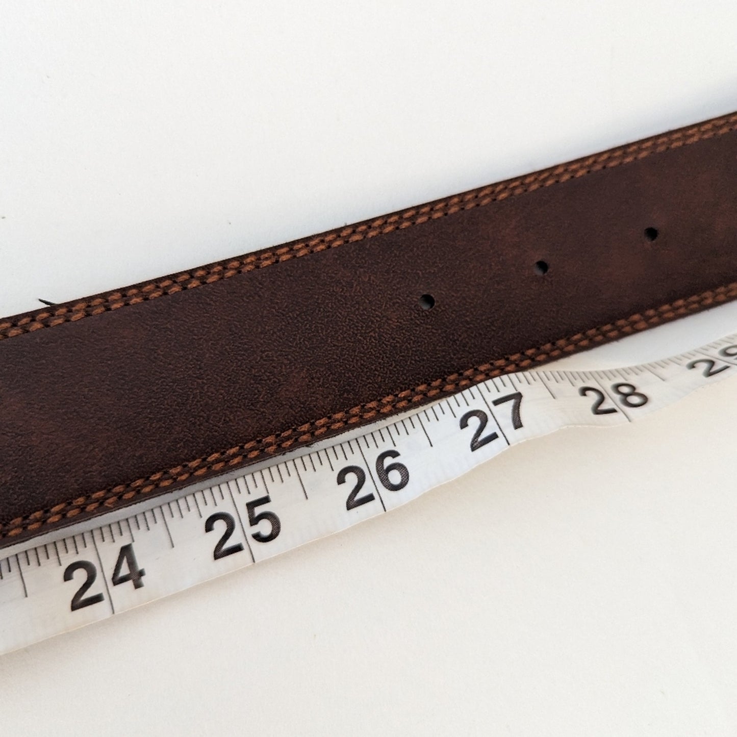 Faux Leather Western Belt - 27"