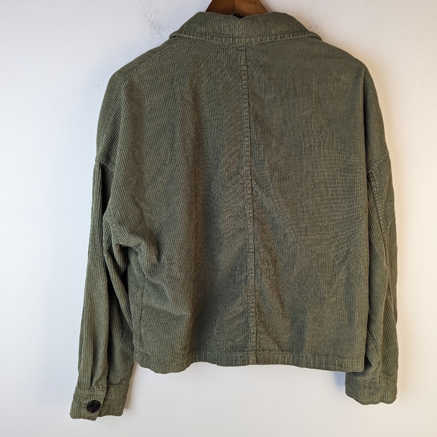Zara Corduroy Cropped Jacket - Small
