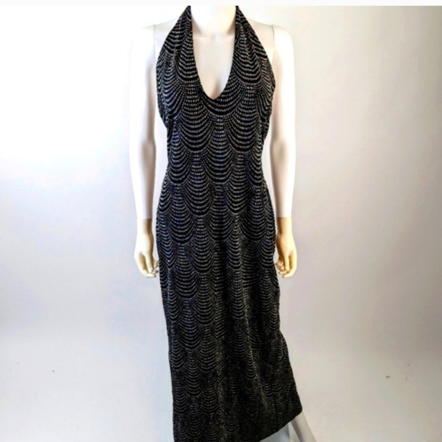 Vintage Jessica McClintock for Gunne Sax Beaded Maxi Dress - 11