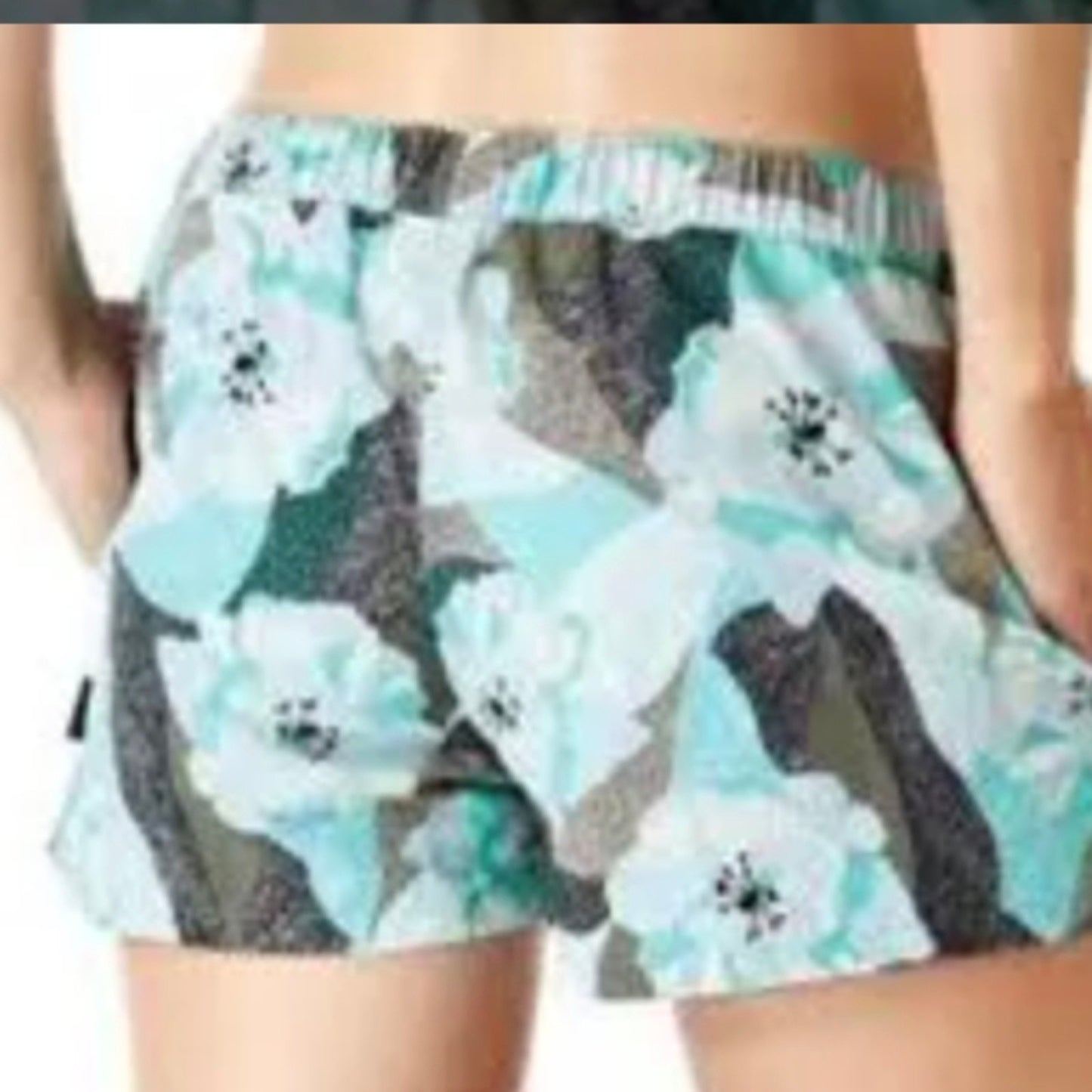 Patagonia Barely Baggie Hibiscus Shorts