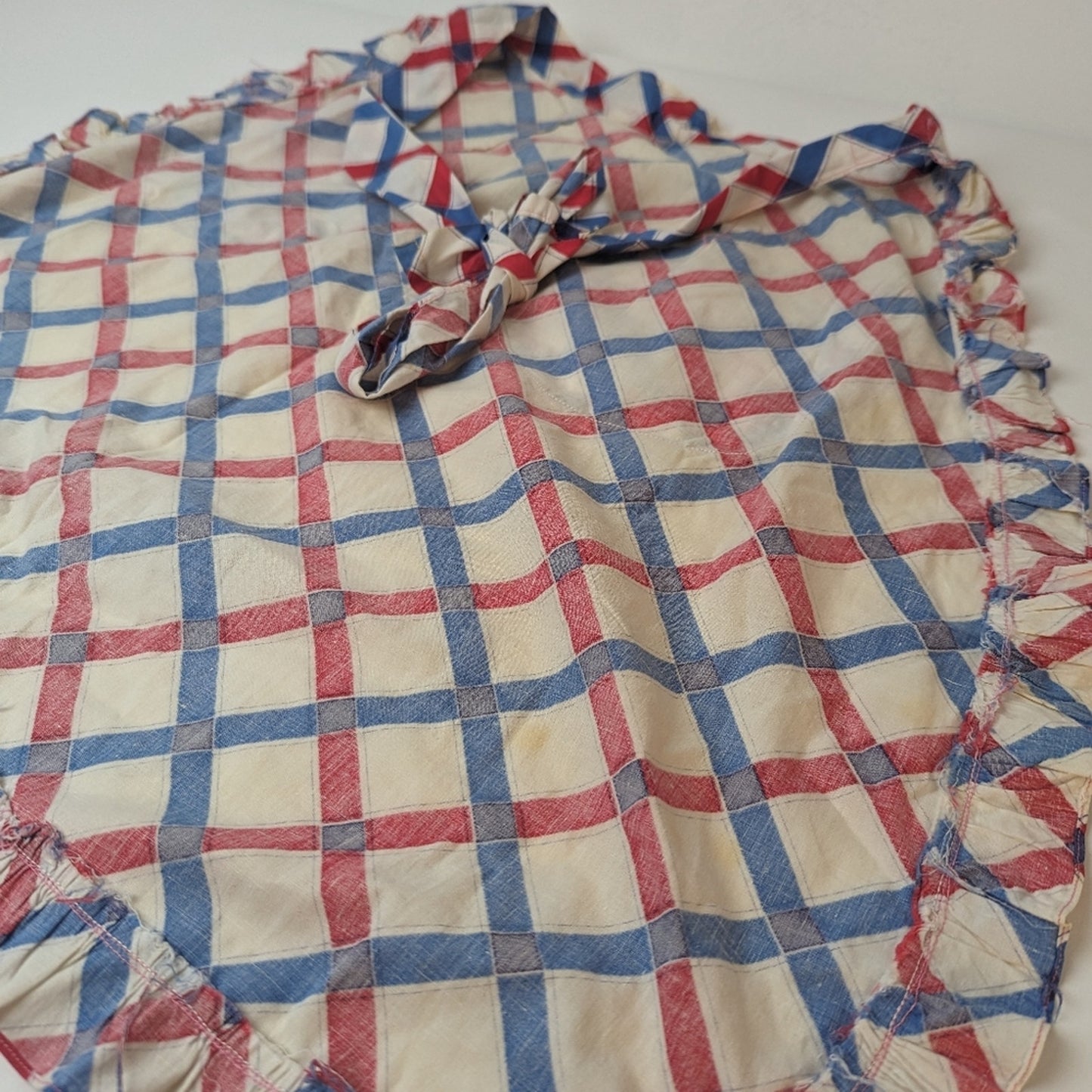 Vintage 50's Plaid Apron