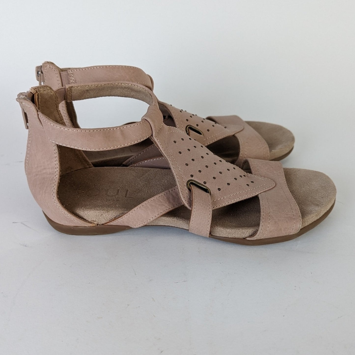 Natural Soul Avonlee Gladiator Sandal - 6.5