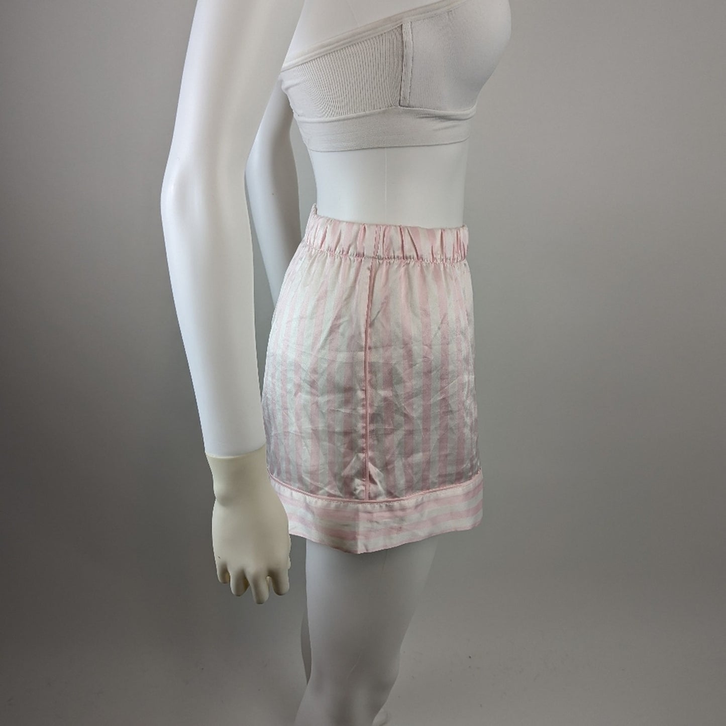 Victoria's Secret Sexy Silky Striped Sleep Shorts L