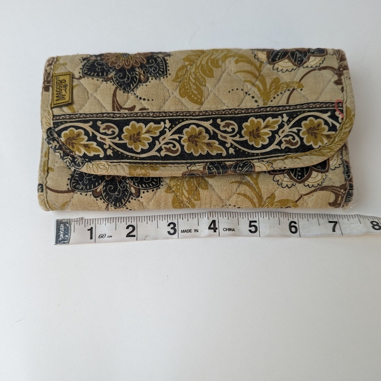 Maggie B Quilted Trifold Wallet