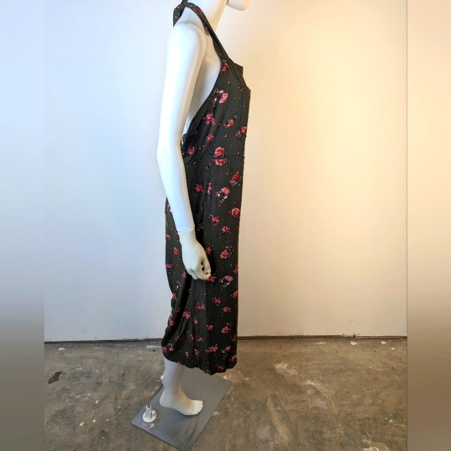 Xhilaration Floral Halter Romper / Medium