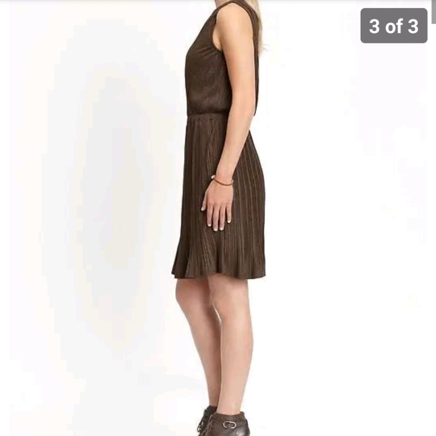 Banana Republic Heritage Pleated Knit Dress - Small