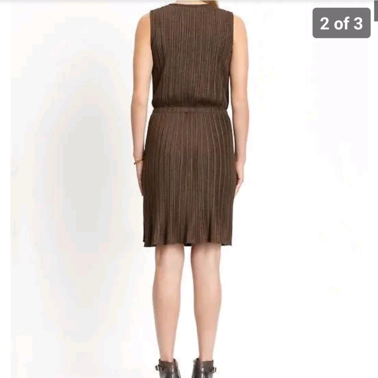 Banana Republic Heritage Pleated Knit Dress - Small