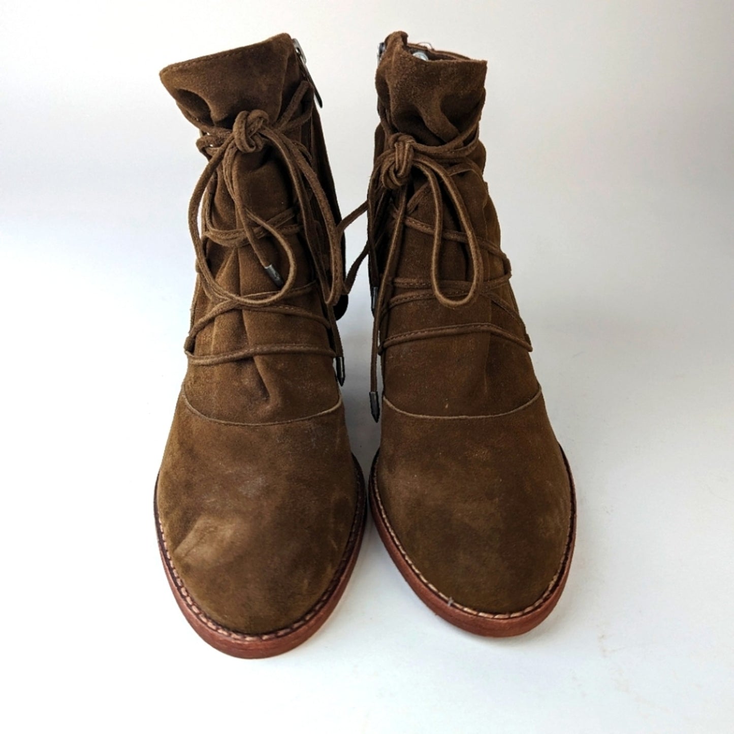 NWT Sam Edelman Millard Lace Up Boots 8