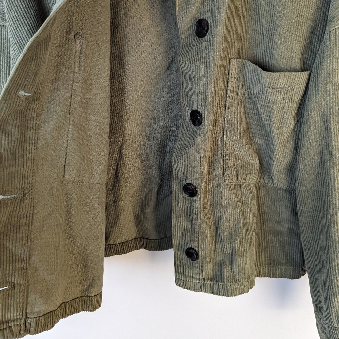 Zara Corduroy Cropped Jacket - Small