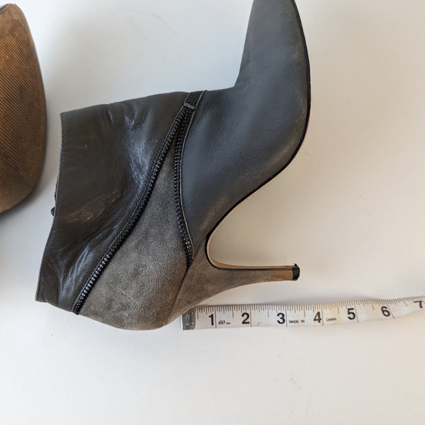 Saks Fifth Avenue Red Heeled Booties / 8.5