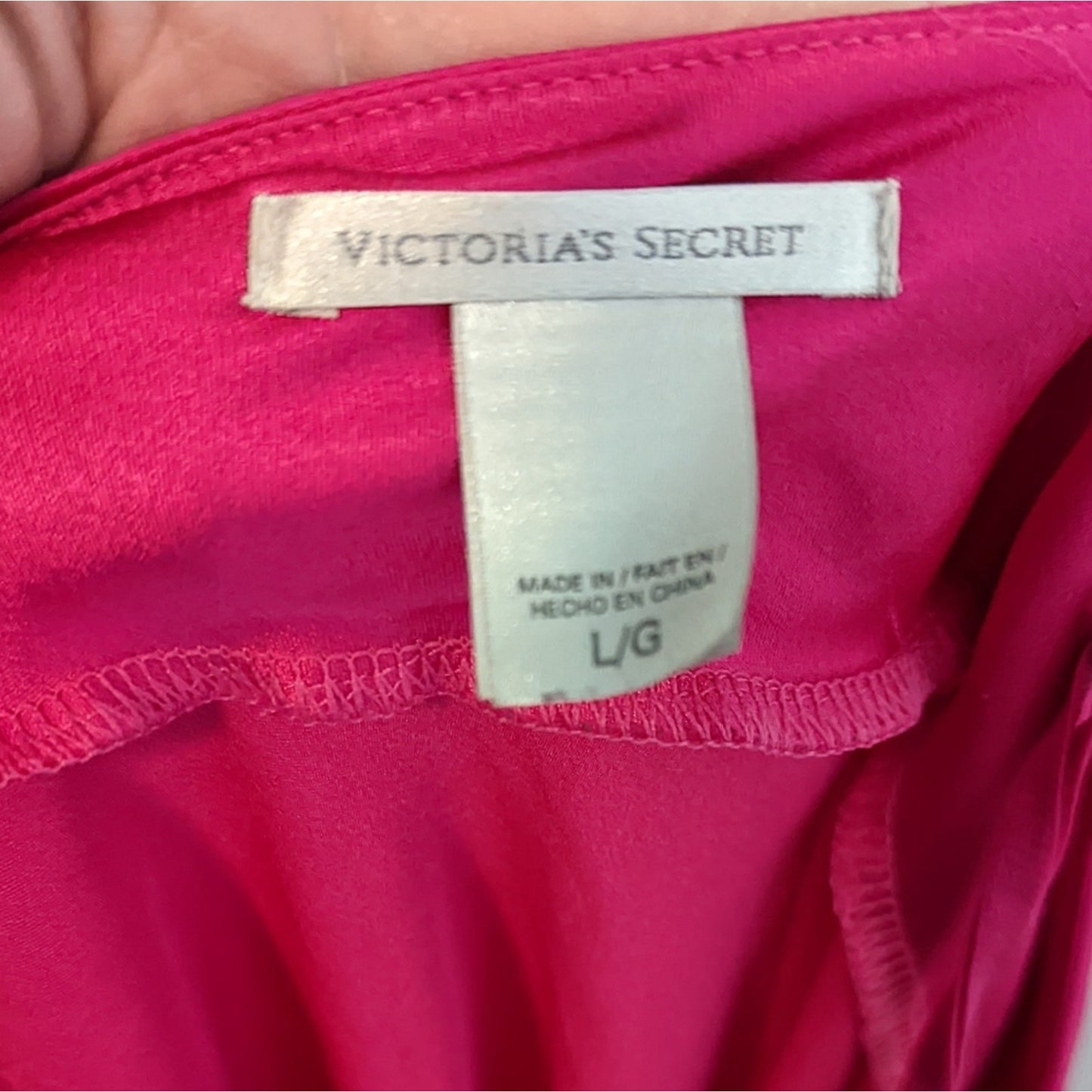 Victoria's Secret Pink Silky Nightie L